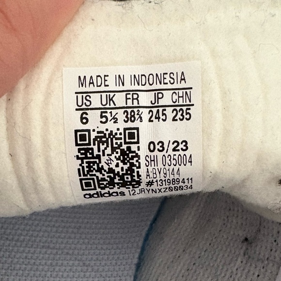 Adidas Gazelles Navy blue and white - Picture 3 of 3